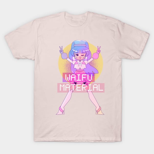 Waifu Material! T-Shirt by dosfocos